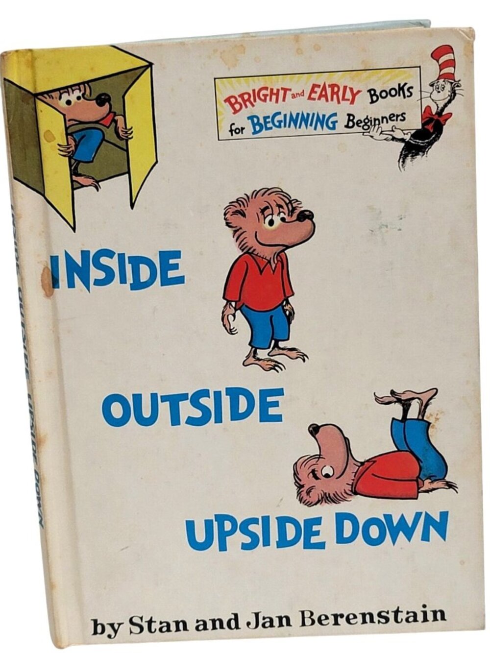 Bernstain Bears Dr. Seuss Book Lot Inside Outside Upside Down Bears on Wheels In - Picture 2 of 12